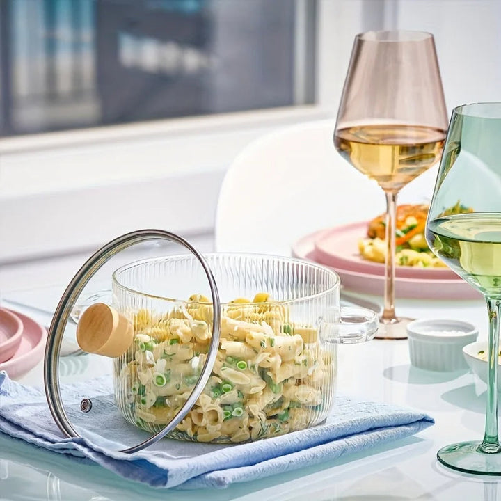 Glasskettle med lokk varmebestandig borosilikatglasskettle | Skanto