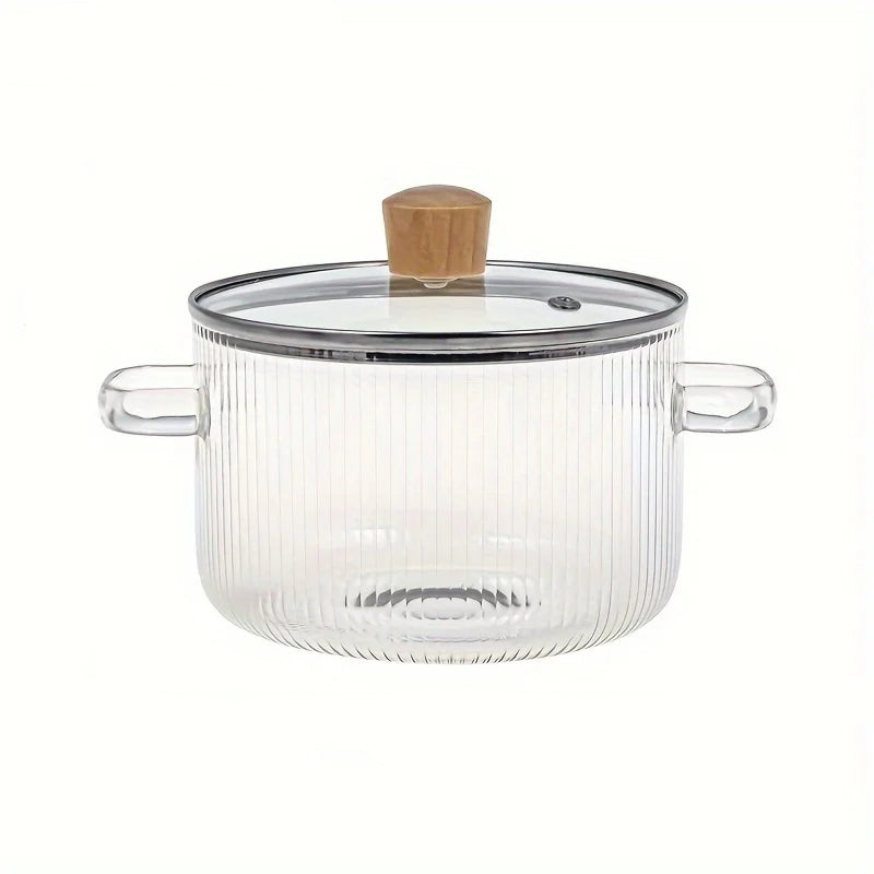 Glasskettle med lokk varmebestandig borosilikatglasskettle | Skanto
