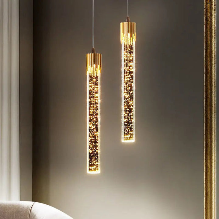 Skanto | Glass kule pendellampe i sylinderform - Lustreau