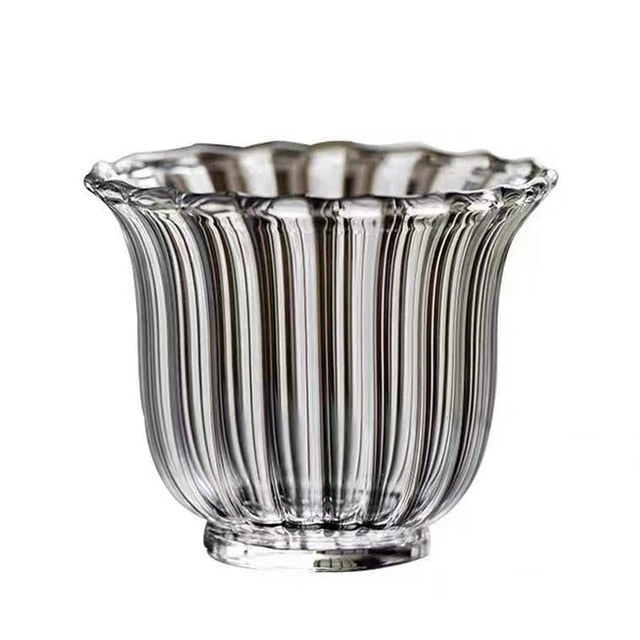 Glass Pot Filter Treverk Håndtak Te-seremoni Gjennomsiktige Te-serviser | Skanto