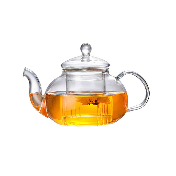 Glass Te Sett Varmeresistent Glass Te Infuser Kanne Dobbelvegg Glass | Skanto