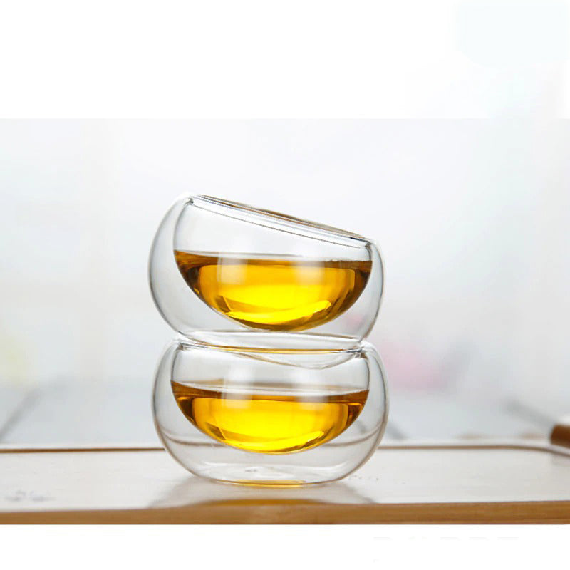Glass Te Sett Varmeresistent Glass Te Infuser Kanne Dobbelvegg Glass | Skanto