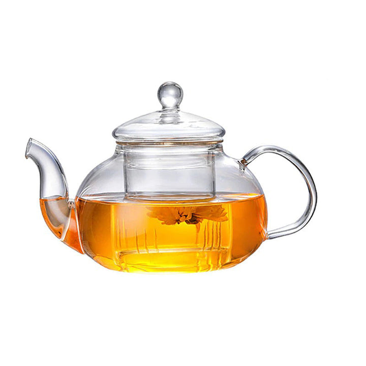 Glass Te Sett Varmeresistent Glass Te Infuser Kanne Dobbelvegg Glass | Skanto