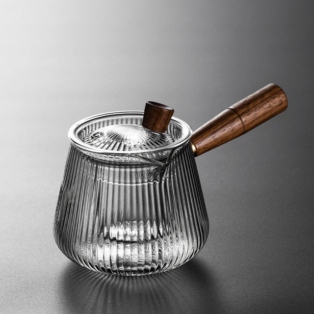Glass Tekanne Tre håndtak Te-seremoni Gjennomsiktig Sett Kopp | Skanto
