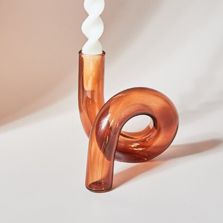 Skanto | Glass vase lysestake