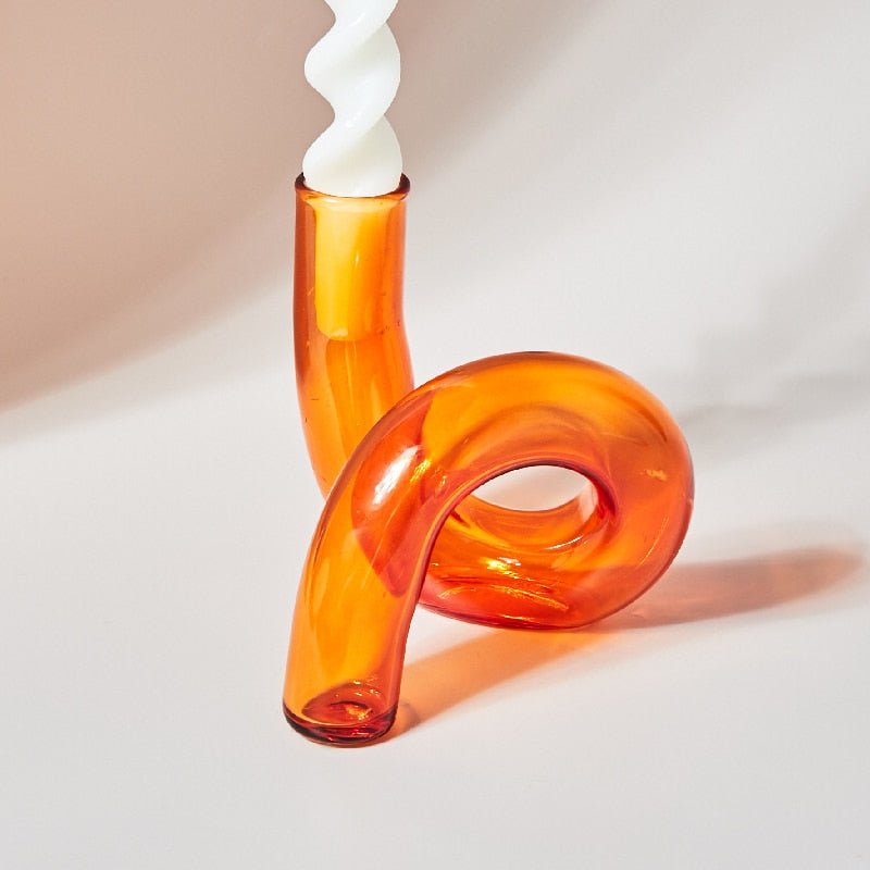 Skanto | Glass vase lysestake