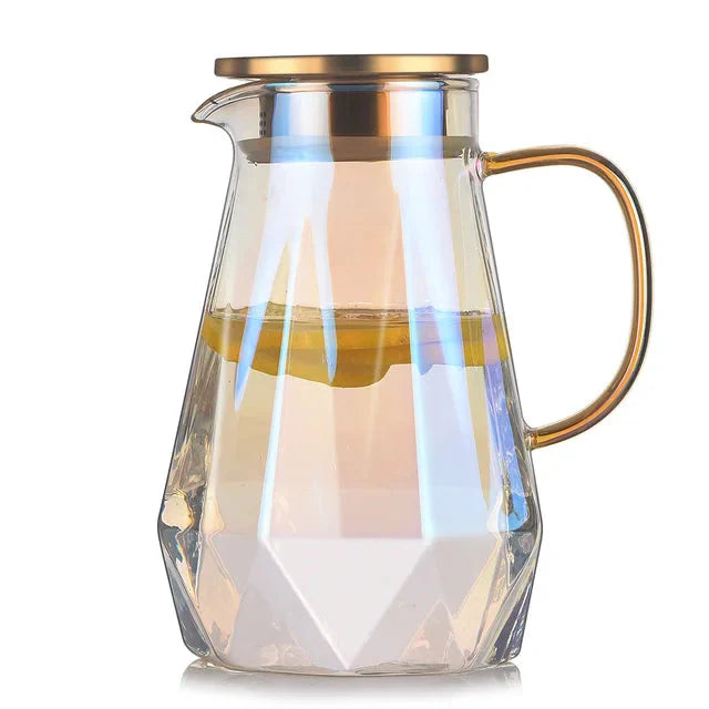 Glass Vannflaske Kjele Gradient Diamantformet Vann Kjele Vannkopper | Skanto