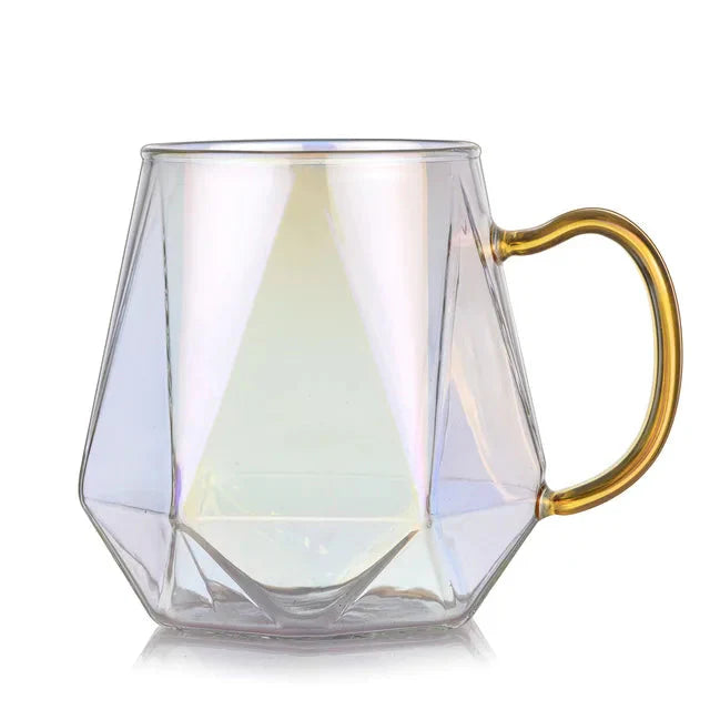 Glass Vannflaske Kjele Gradient Diamantformet Vann Kjele Vannkopper | Skanto
