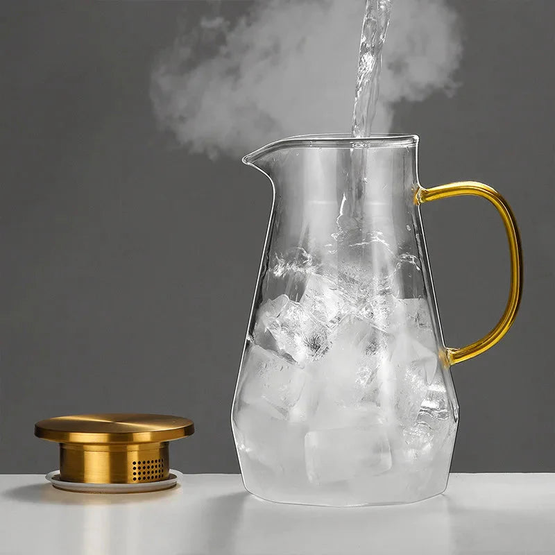 Glass Vannflaske Kjele Gradient Diamantformet Vann Kjele Vannkopper | Skanto