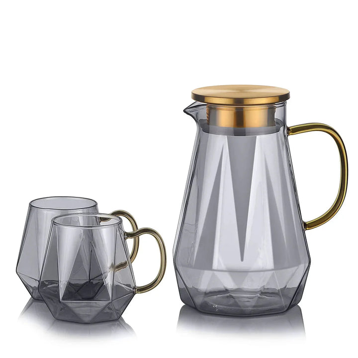 Glass Vannflaske Kjele Gradient Diamantformet Vann Kjele Vannkopper | Skanto