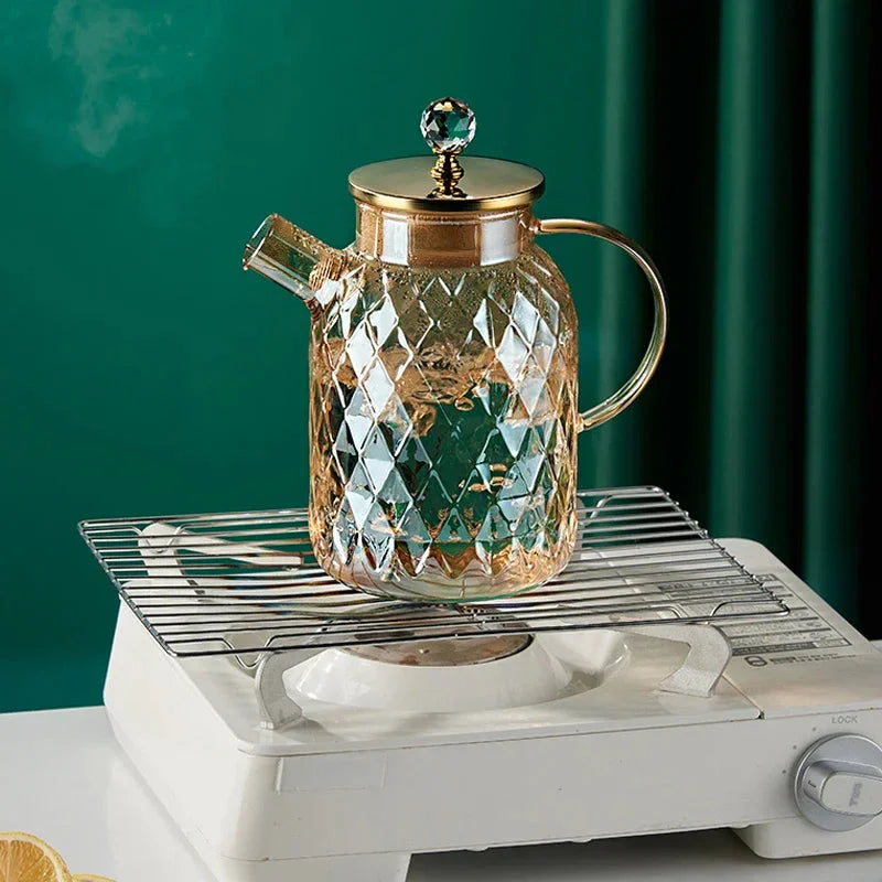 Glass Vannflasker Amber Farge Hjem Blomster Tekanne Kjele Termos | Skanto
