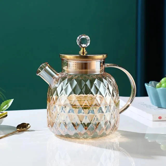 Glass Vannflasker Amber Farge Hjem Blomster Tekanne Kjele Termos | Skanto