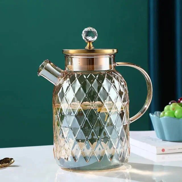 Glass Vannflasker Amber Farge Hjem Blomster Tekanne Kjele Termos | Skanto