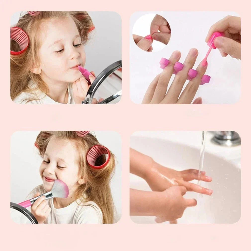 Skanto | Glimmerjoy Makeup Kit – Sikkert og Fargerikt Sminkesett for Kreative Barn