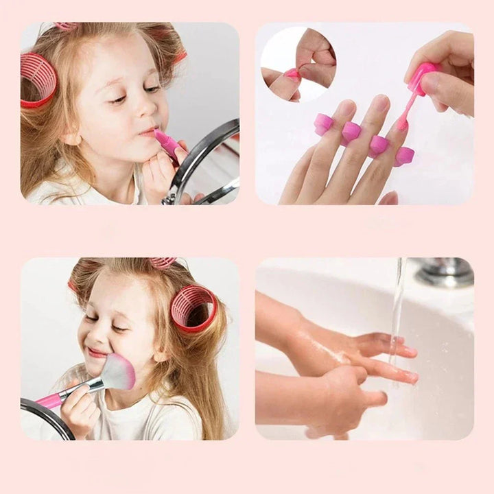 Skanto | Glimmerjoy Makeup Kit – Sikkert og Fargerikt Sminkesett for Kreative Barn