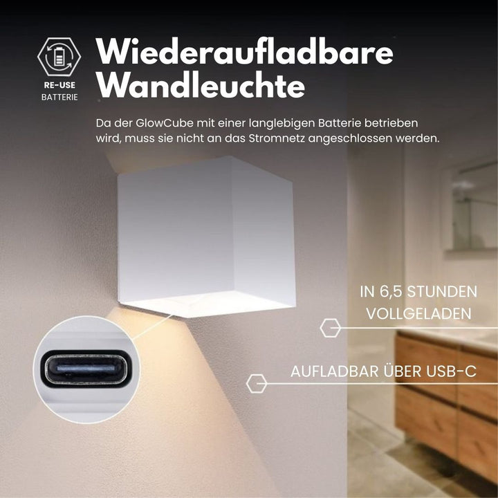 Cubic Ledningsfri Bevegelsessensor Vegglys | Skanto