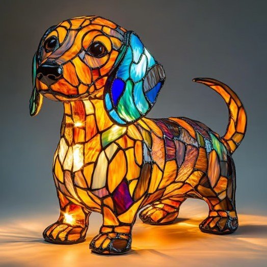 Skanto | GLOWPAWS – Kunstnerisk hunderase LED nattlampe for hjemmeinnredning