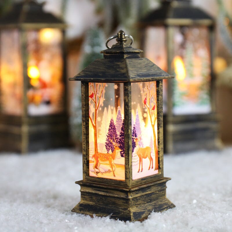 Skanto | LED belyst roterende julelanterne