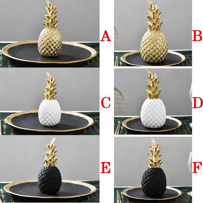 Gylden Ananas Kjøkken Dekorasjon Med En Moderne Nordisk Stil | Skanto