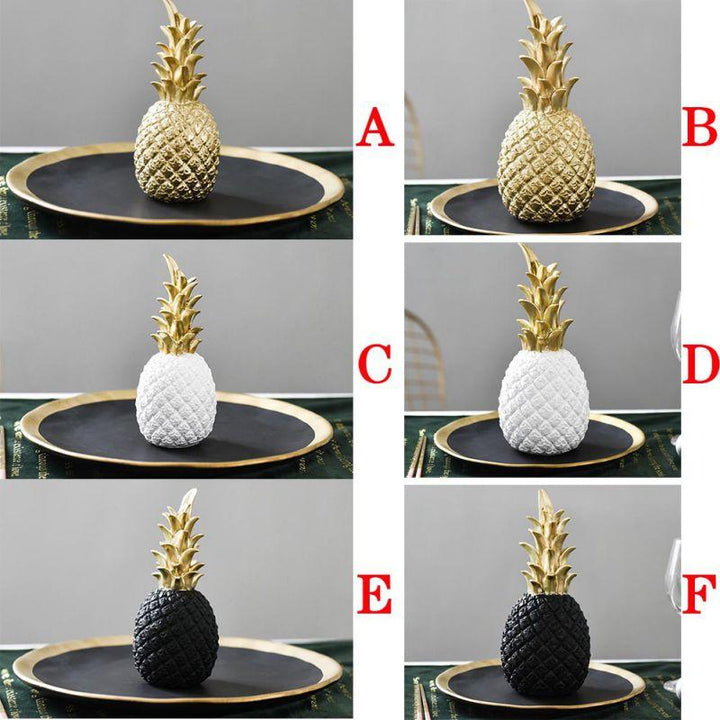 Gylden Ananas Kjøkken Dekorasjon Med En Moderne Nordisk Stil | Skanto