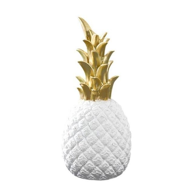 Gylden Ananas Kjøkken Dekorasjon Med En Moderne Nordisk Stil | Skanto