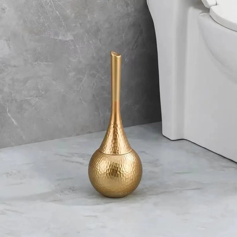 GOLDENLUXE – Elegant, moderne toalettbürste mit edlem Metalldesign für moderne badezimmer