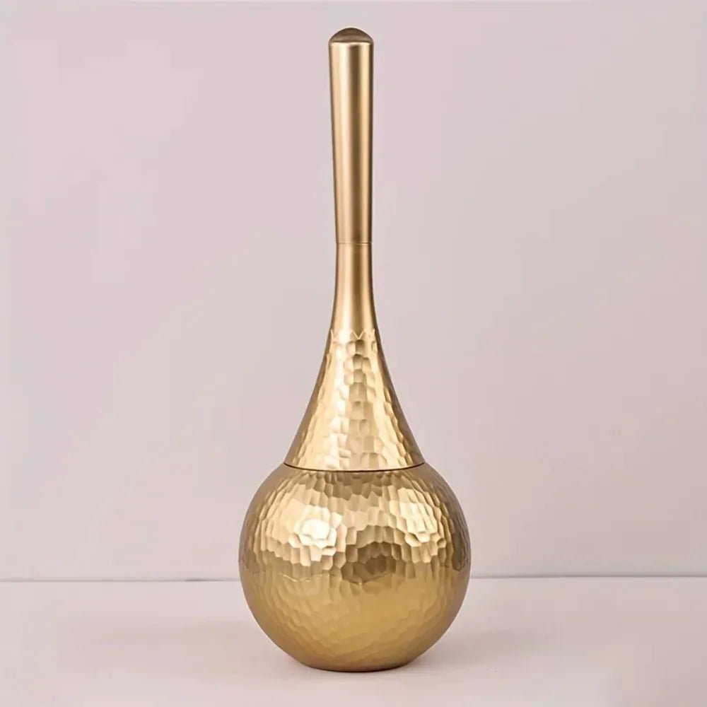 Skanto | GOLDENLUXE – Skulpturert toalettbørste med elegant metallisk design for moderne bad