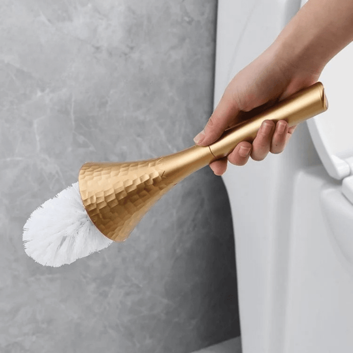 GOLDENLUXE – Elegant, moderne toalettbürste mit edlem Metalldesign für moderne badezimmer