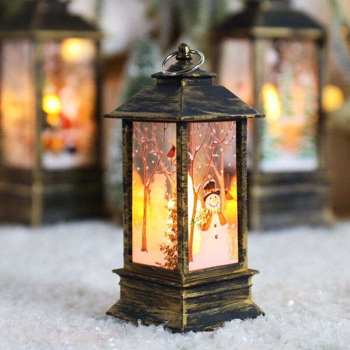 Skanto | LED belyst roterende julelanterne