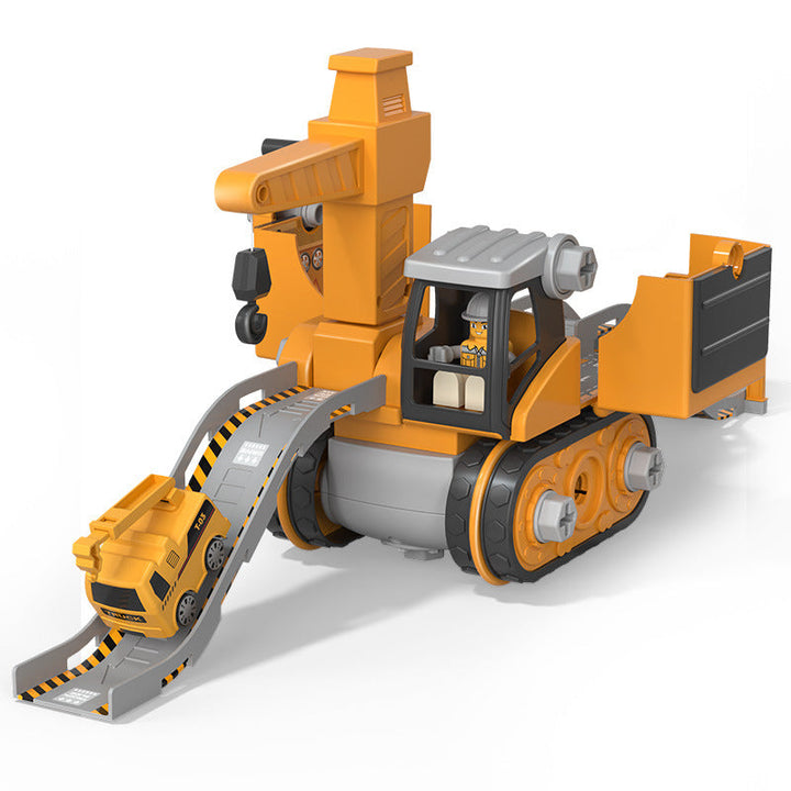 Skanto | LittleBuilder – Bygge lastebil, gravemaskin og kran leke sett for barn
