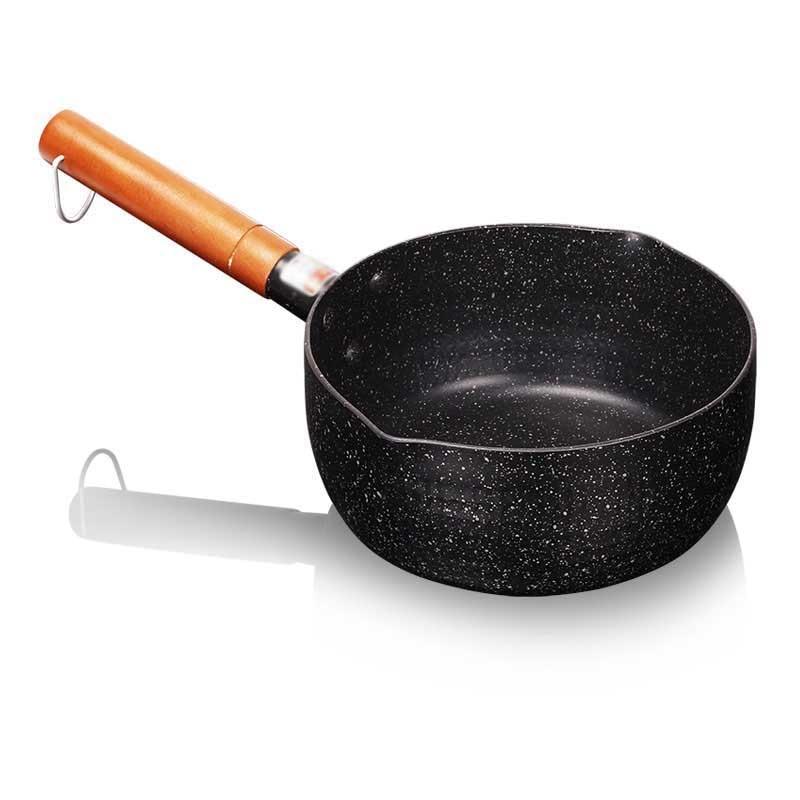 Granittbelegg Sauteuse med Trehåndtak | Skanto