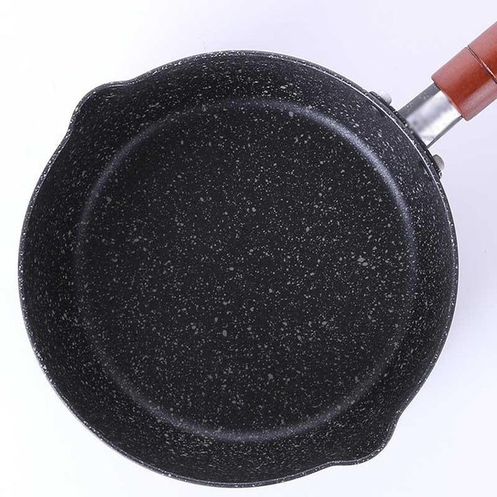 Granittbelegg Sauteuse med Trehåndtak | Skanto
