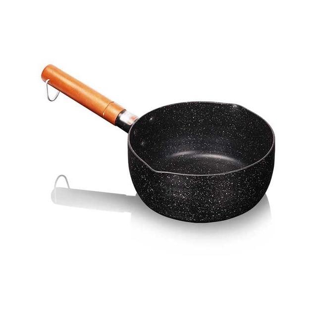 Granittbelegg Sauteuse med Trehåndtak | Skanto