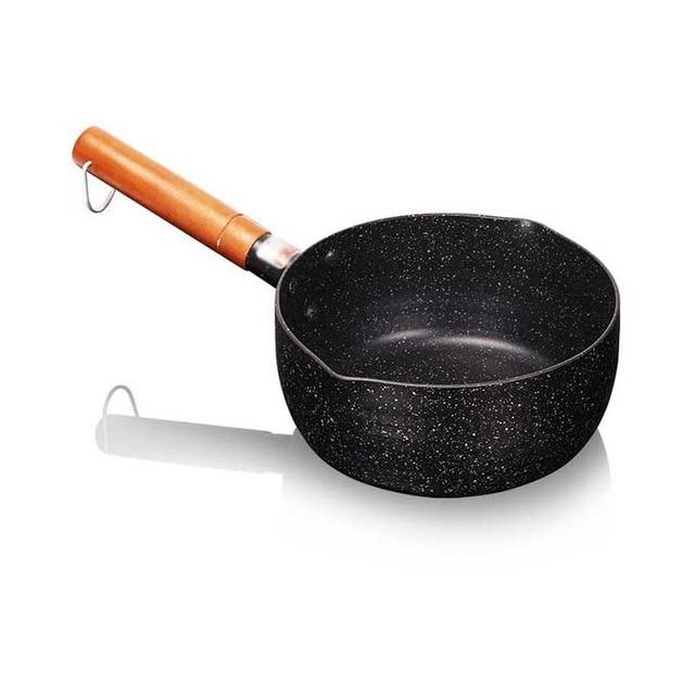 Granittbelegg Sauteuse med Trehåndtak | Skanto