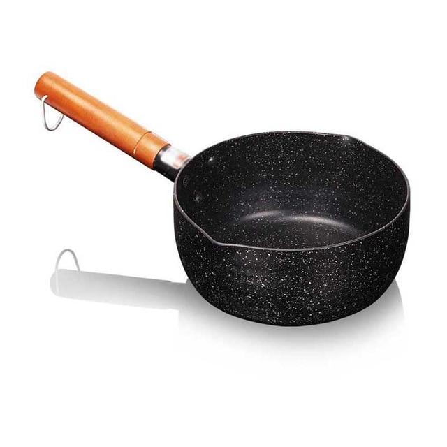 Granittbelegg Sauteuse med Trehåndtak | Skanto