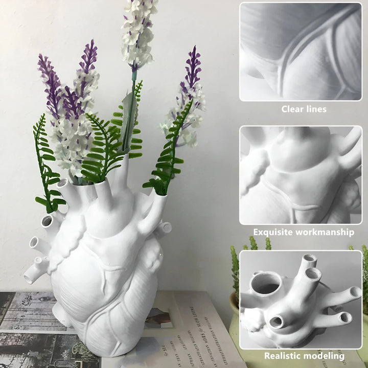 Skanto | Greskinspirert hjerteformet vase - Elena