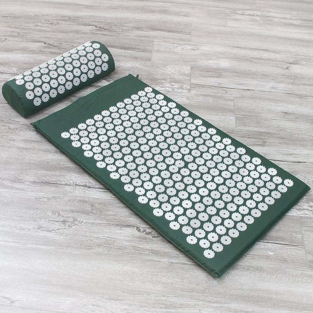 Skanto | Akupressur yogamatte & pute sett for naturlig smertelindring & avslapning