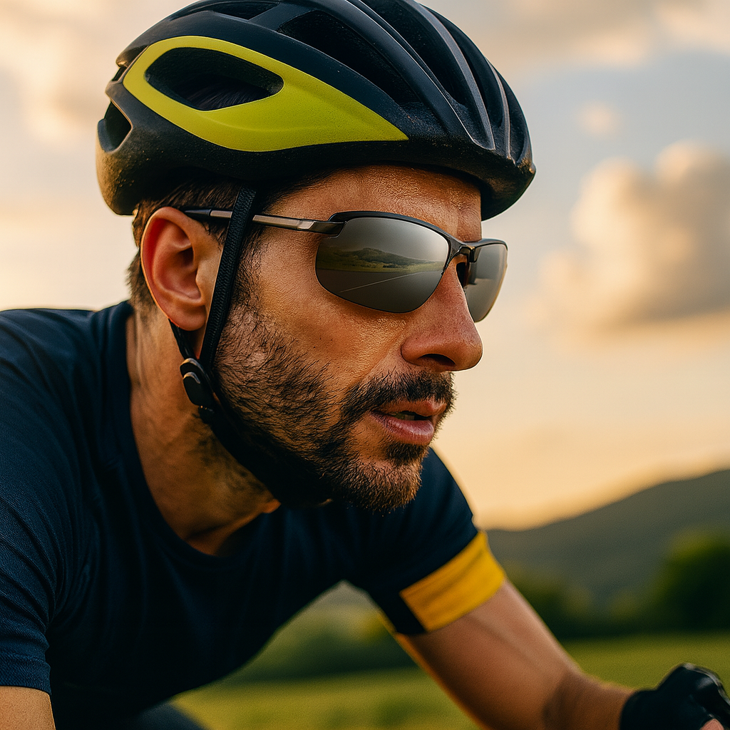 Polariserte fotokrom Sportsonnenbrille