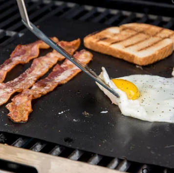 Skanto | Gjenbrukbar Non-Stick BBQ Grillmatte for Utendørs Matlaging