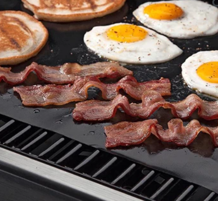 Skanto | Gjenbrukbar Non-Stick BBQ Grillmatte for Utendørs Matlaging