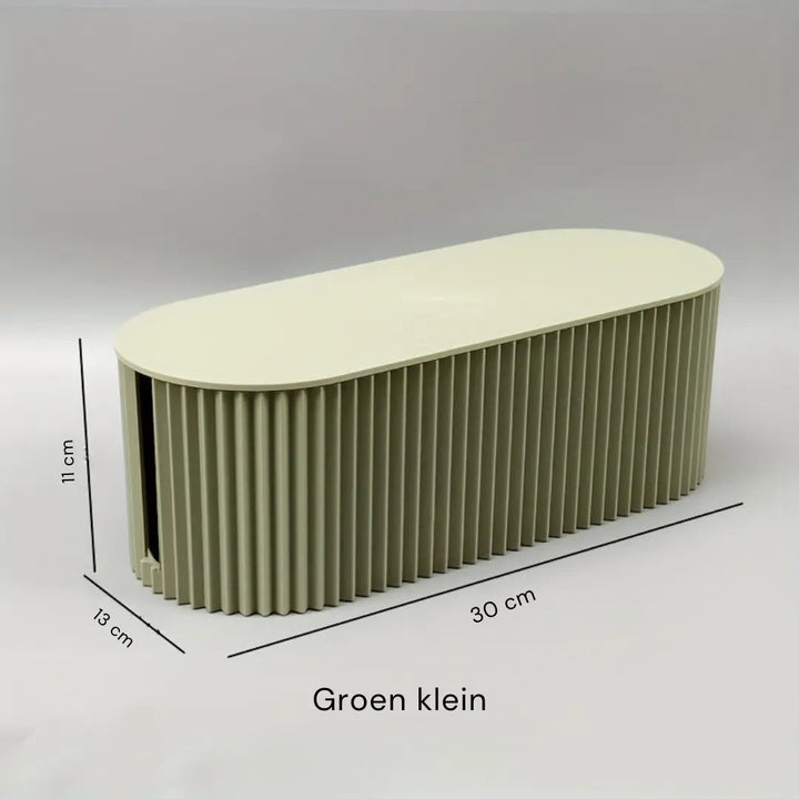 Skanto | Ordoca Kabelboks Skrivebordsorganisator | Kabelhåndtering & Lagring | Hvit | 30x11x13 cm