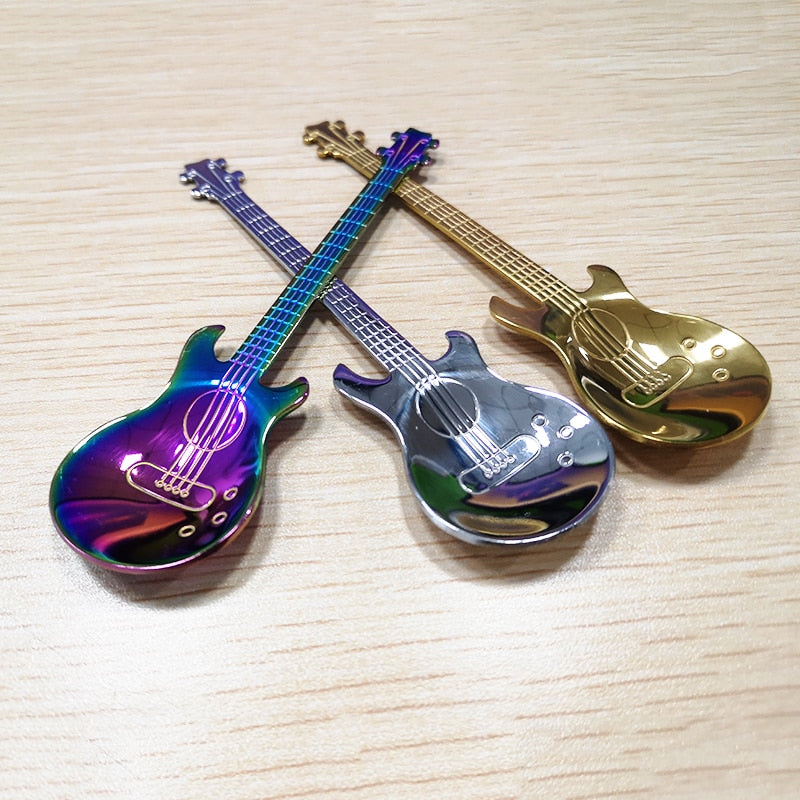Guitar Formed Coffee Spoon | Skanto