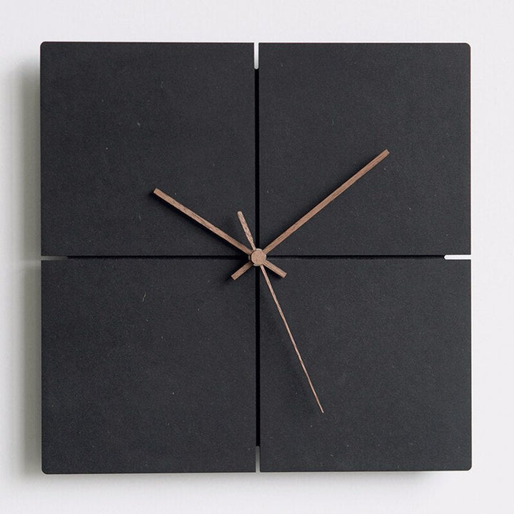 Minimalistisk veggklokke 28 cm – Moderne design i rund og firkantet utførelse for hjem og kontor