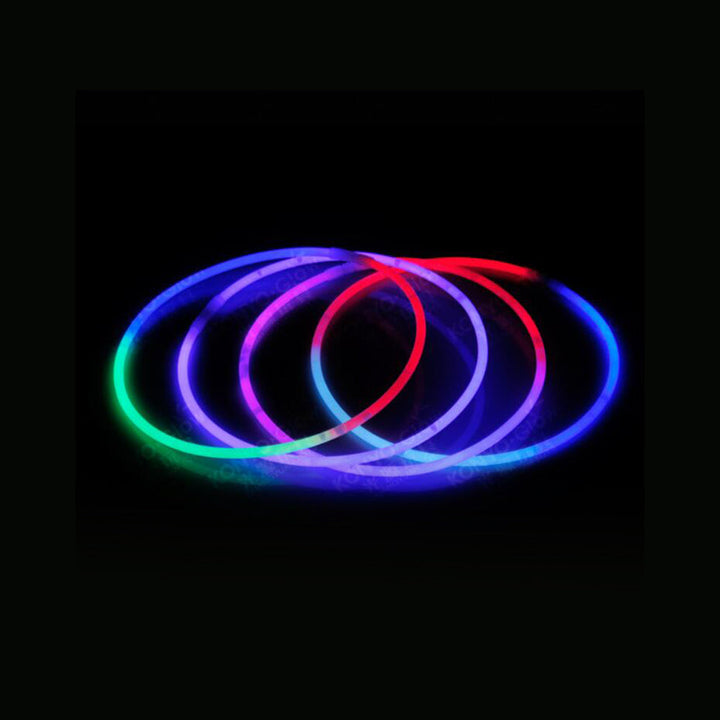Glow Necklace Tri-color (50 pieces), 5 x 580 mm | Skanto