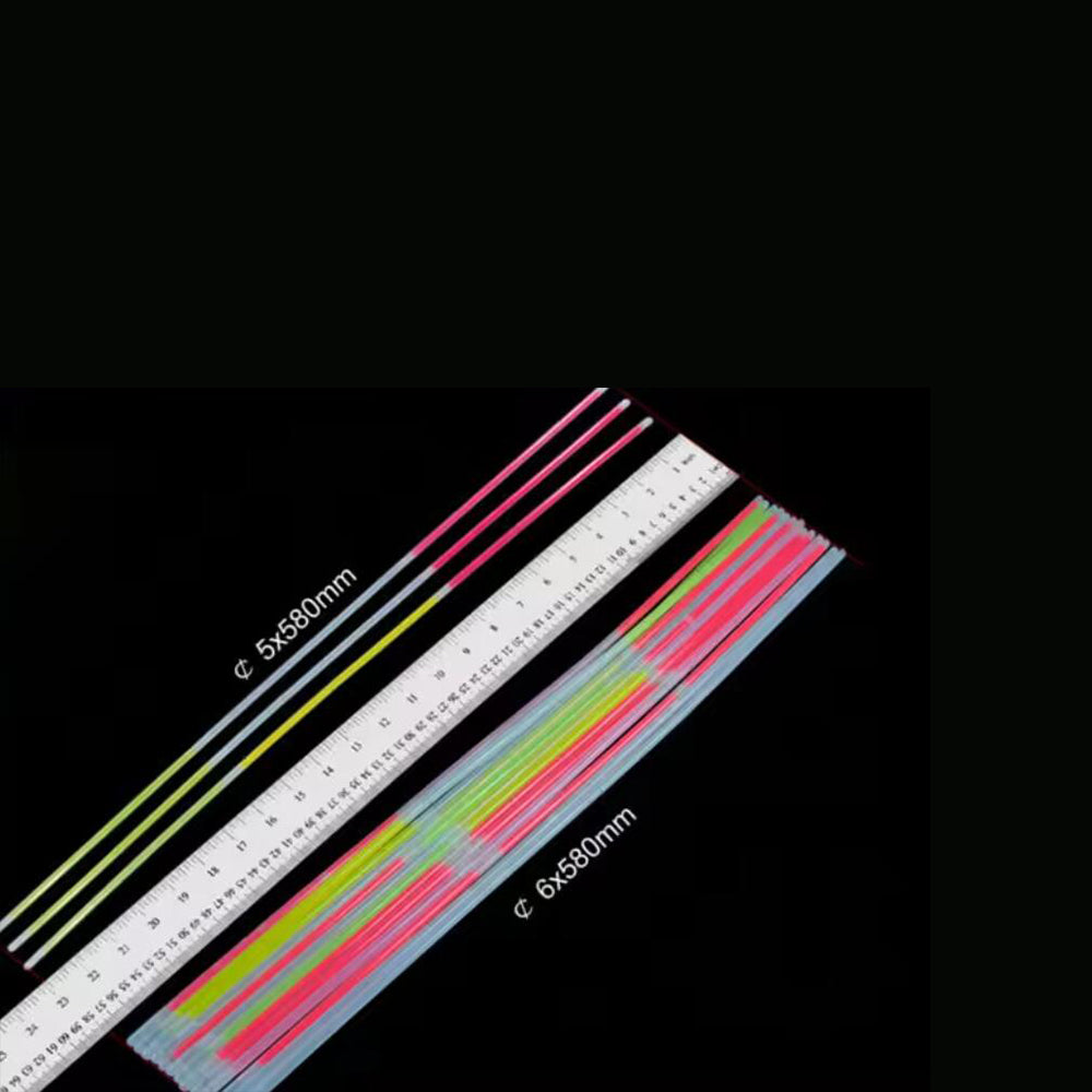 Glow Necklace Tri-color (50 pieces), 5 x 580 mm | Skanto