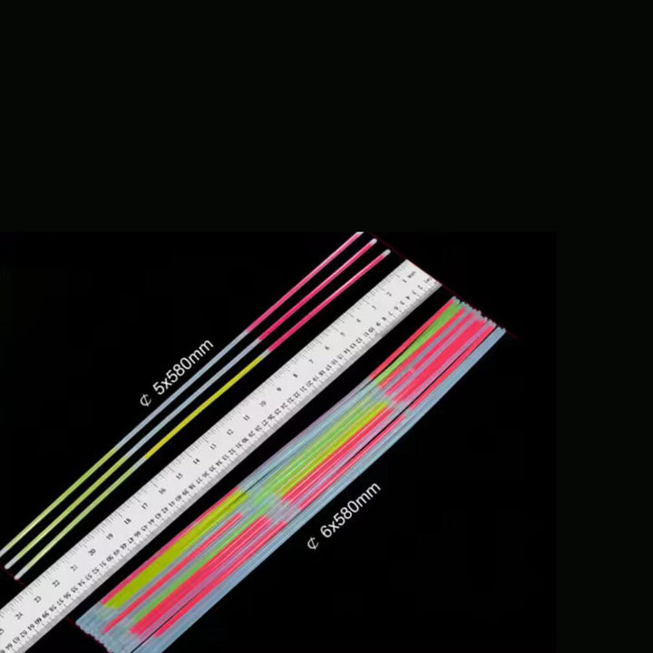 Glow Necklace Tri-color (50 pieces), 5 x 580 mm | Skanto