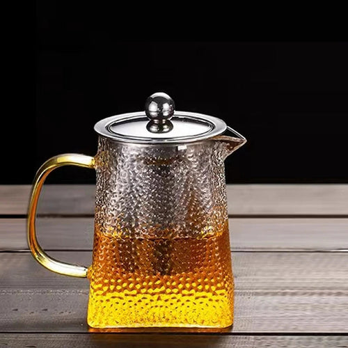 Hammer Glass Tekanne Med Rustfritt Stål Filter Varmebestandig Tekanne | Skanto
