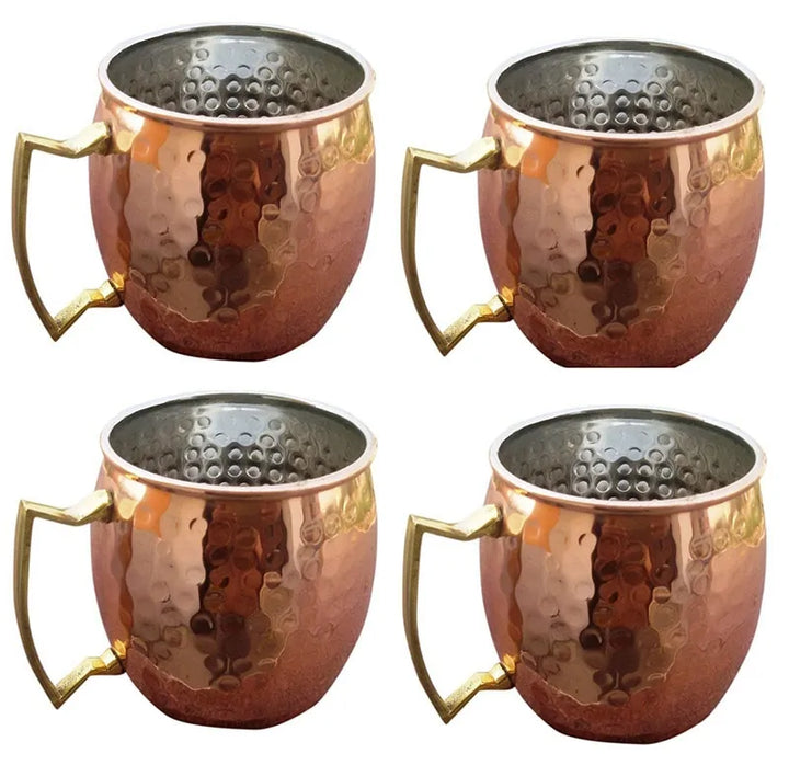 Skanto | Hammered Copper Mug Set - ChillCopper