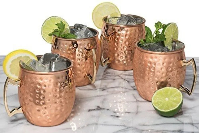 Skanto | Hammered Copper Mug Set - ChillCopper