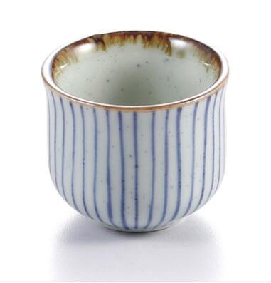 Håndmalte rute mønster tekopp | Skanto
